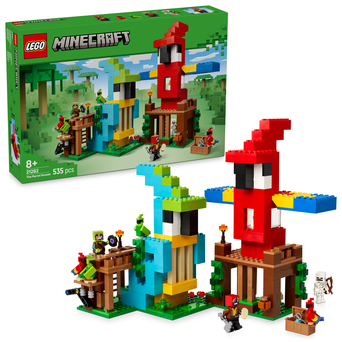 LEGO Minecraft: The Parrot Houses (21282)