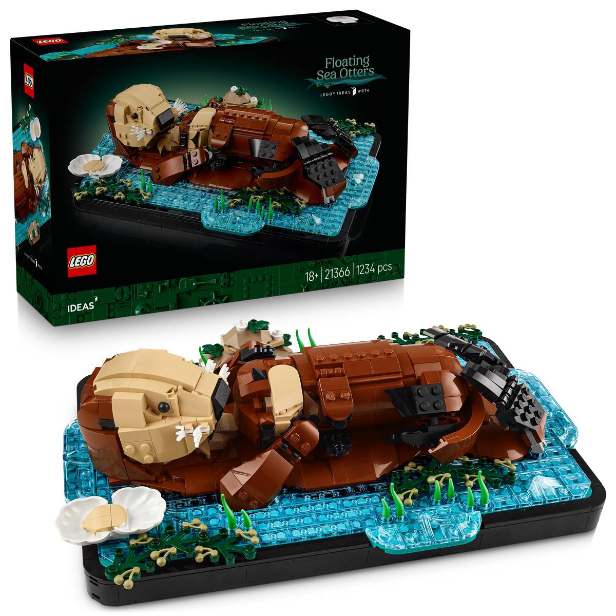 LEGO Ideas: Floating Sea Otters (21366)