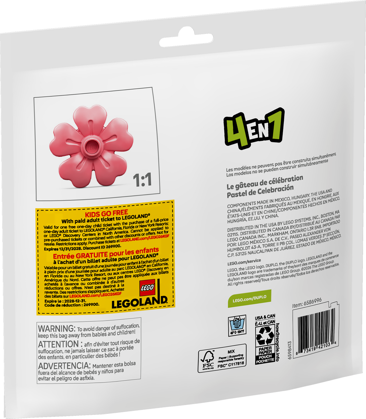 LEGO DUPLO: Celebration Cake (30712) Poly Bag