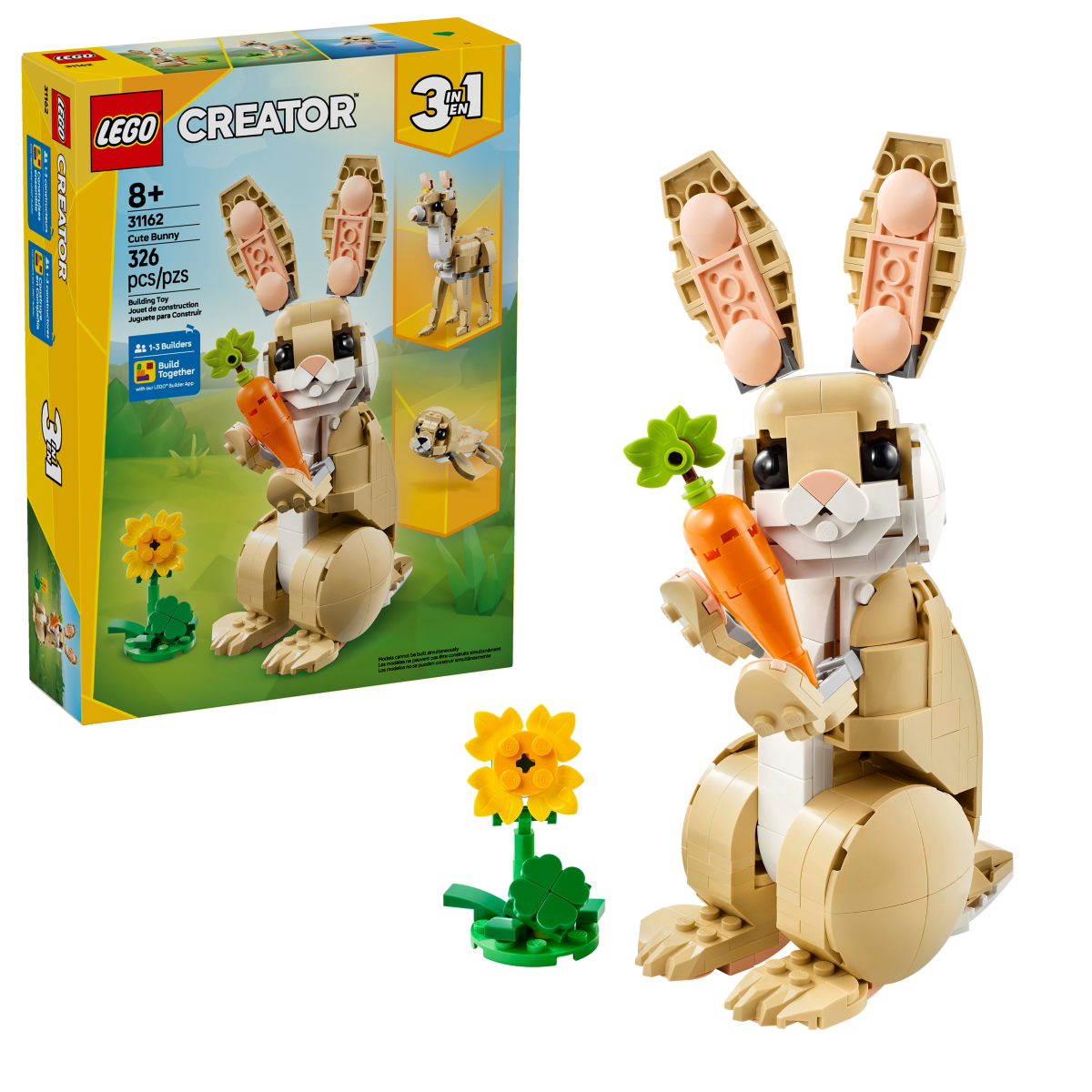LEGO Cute Bunny 31162 Creator 3in1 