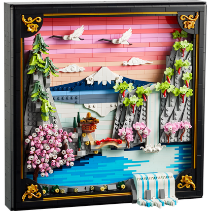 LEGO Art Japanese Cherry Blossom Landscape Wall Art (31218)