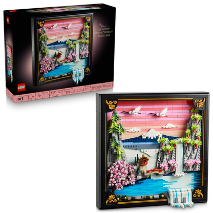 LEGO Art Japanese Cherry Blossom Landscape Wall Art (31218)