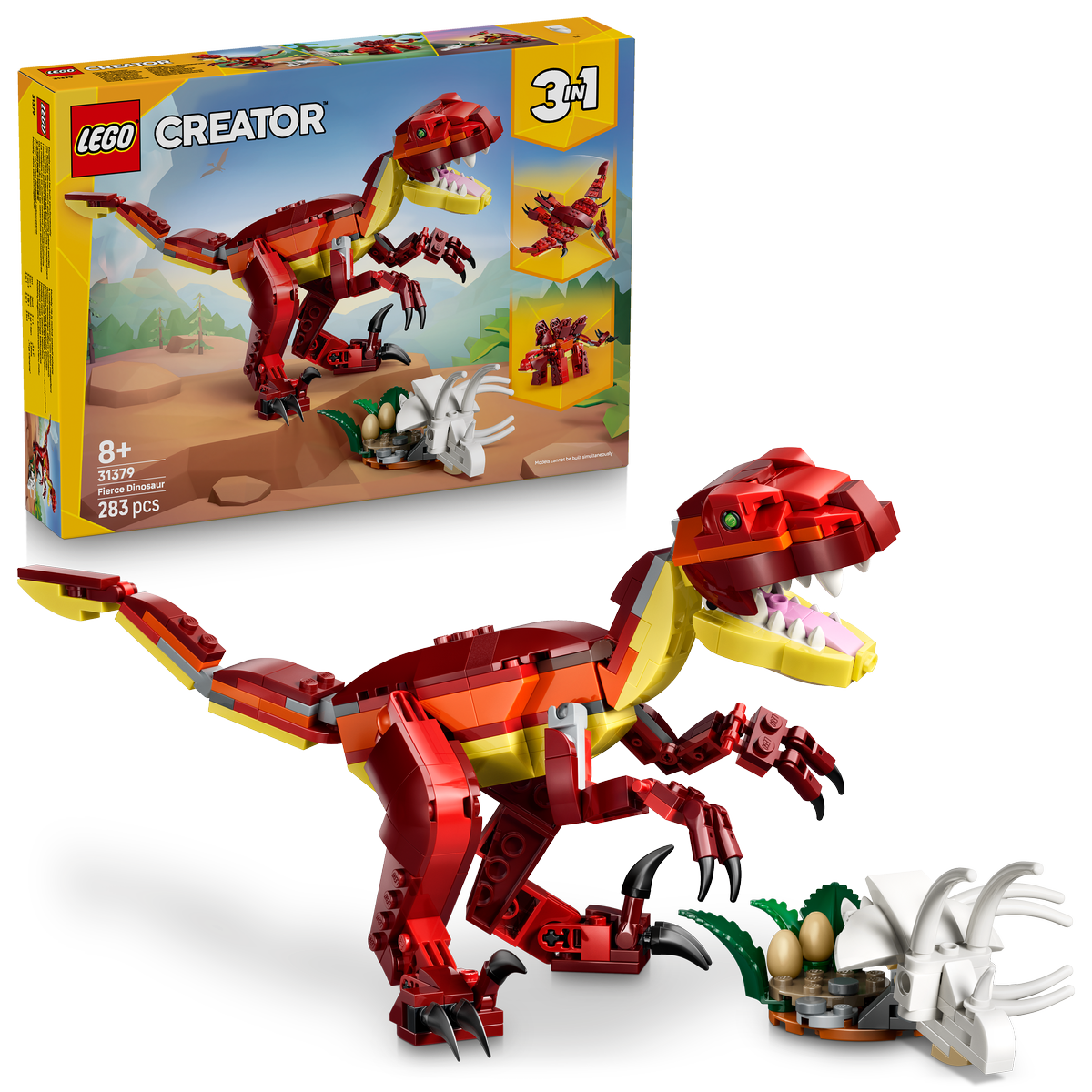 LEGO Creator 3 in 1 Fierce Dinosaur Toy (31379)