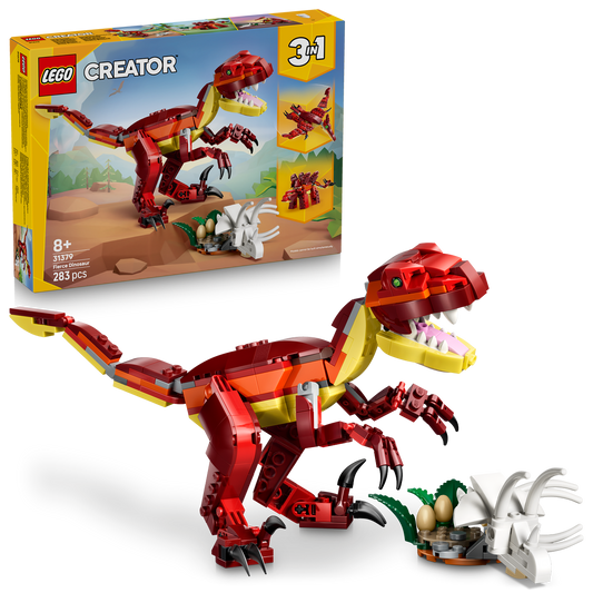 LEGO Creator 3 in 1 Fierce Dinosaur Toy (31379)
