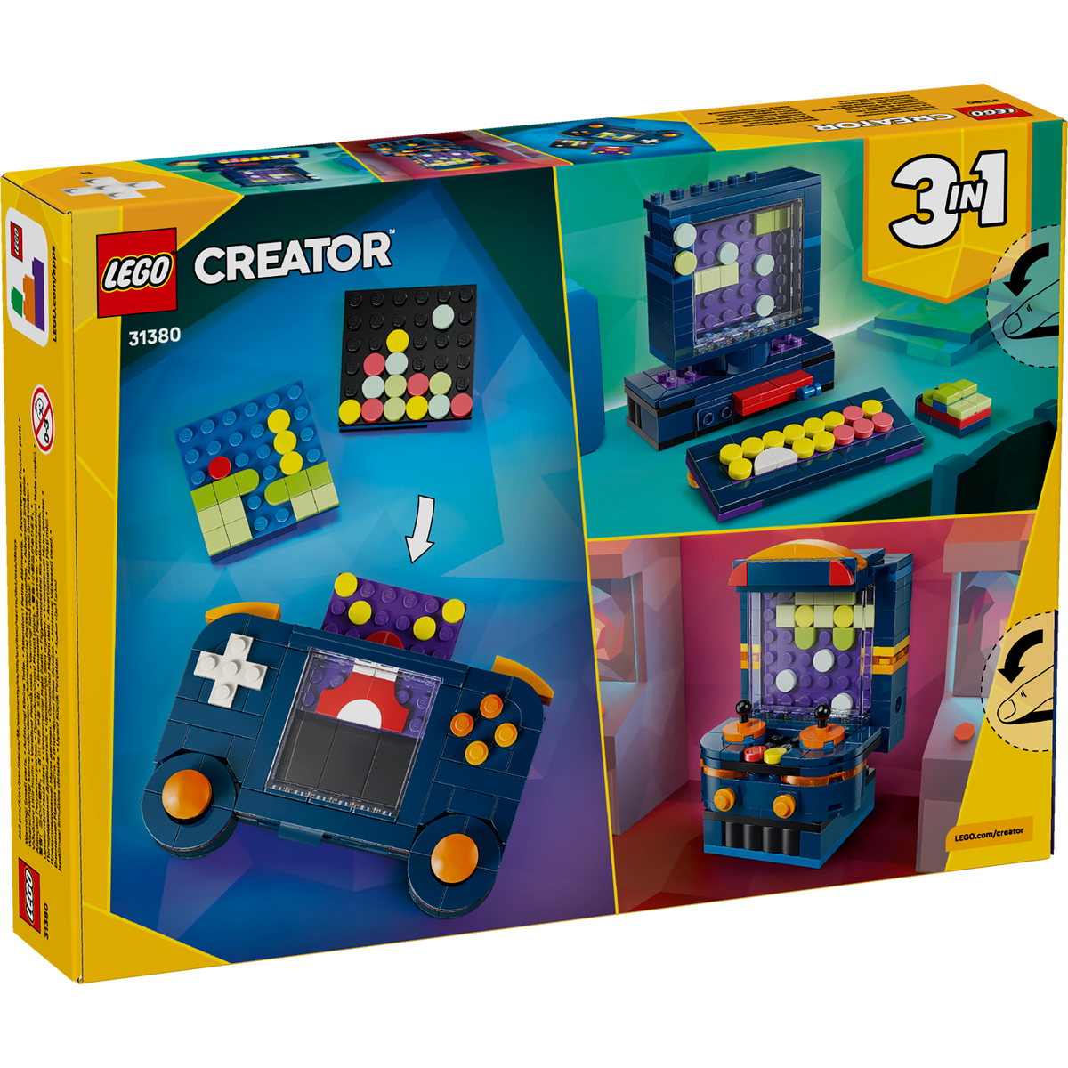 LEGO Creator 3 in 1 Retro Gaming Console Building Toy (31380)