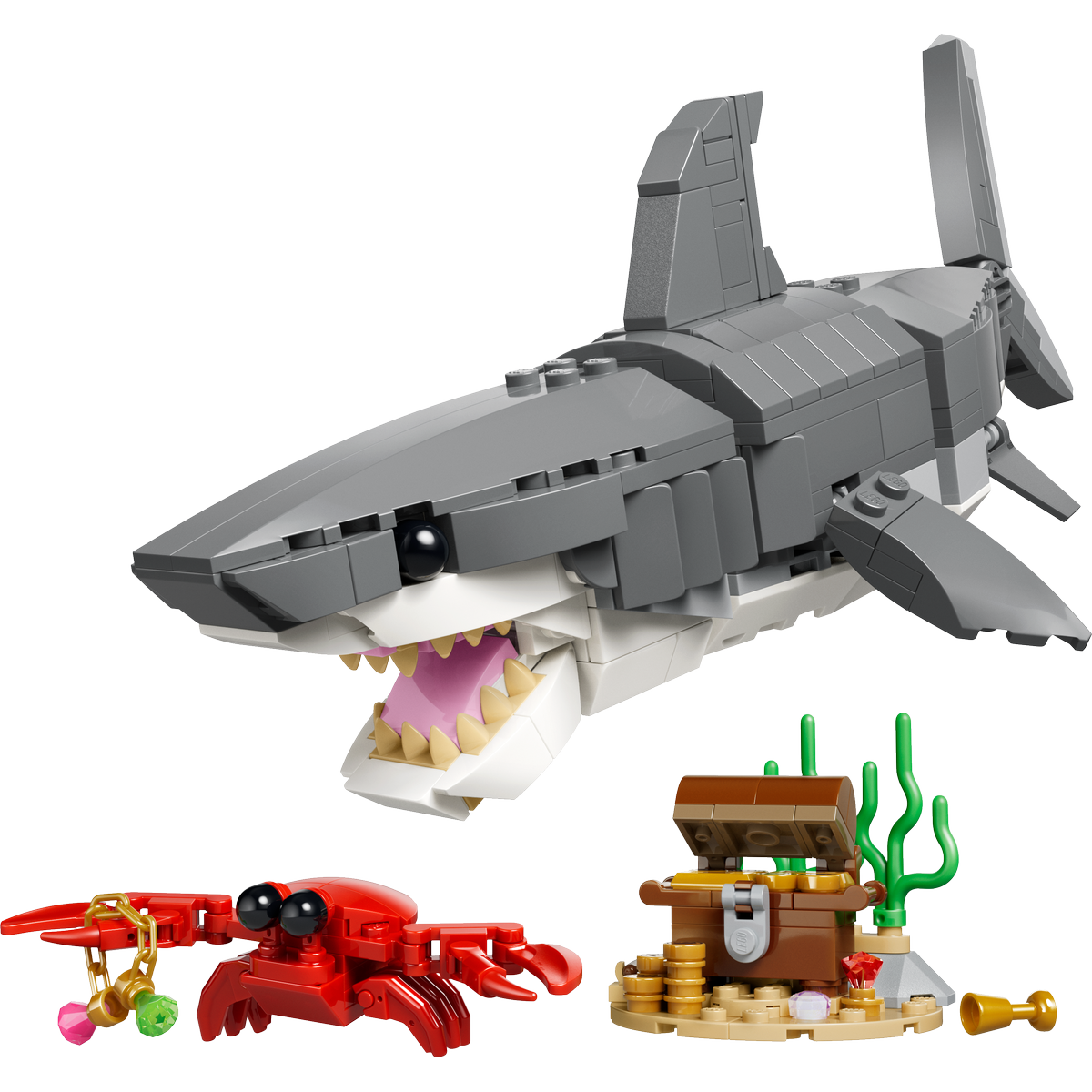 LEGO Creator Fierce Shark with a Treasure Chest Toy (31381)