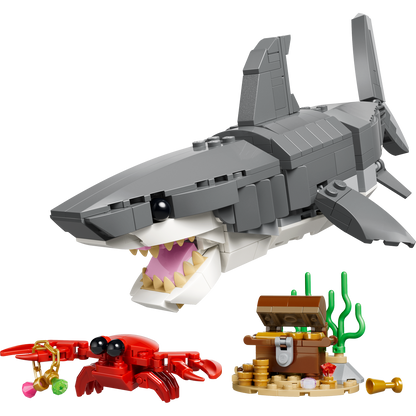 LEGO Creator Fierce Shark with a Treasure Chest Toy (31381)