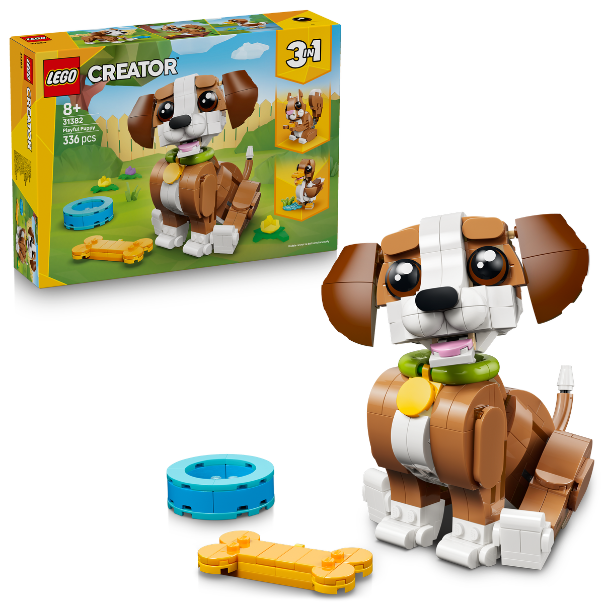 LEGO Creator 3 in 1 Cute Animals: Playful Puppy Dog (31382)