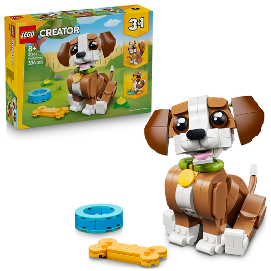 LEGO Creator 3 in 1 Cute Animals: Playful Puppy Dog (31382)