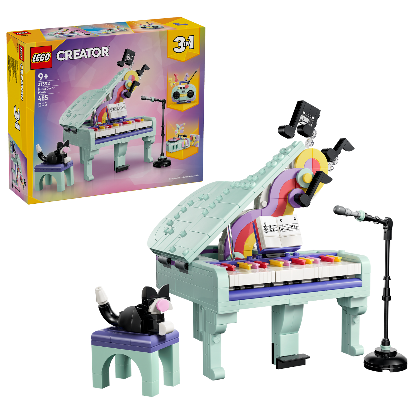 Lego Creator: Music Decor Piano With Cat (31392)