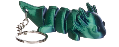 3D Sculptworx Printed Animals Keychain Asst