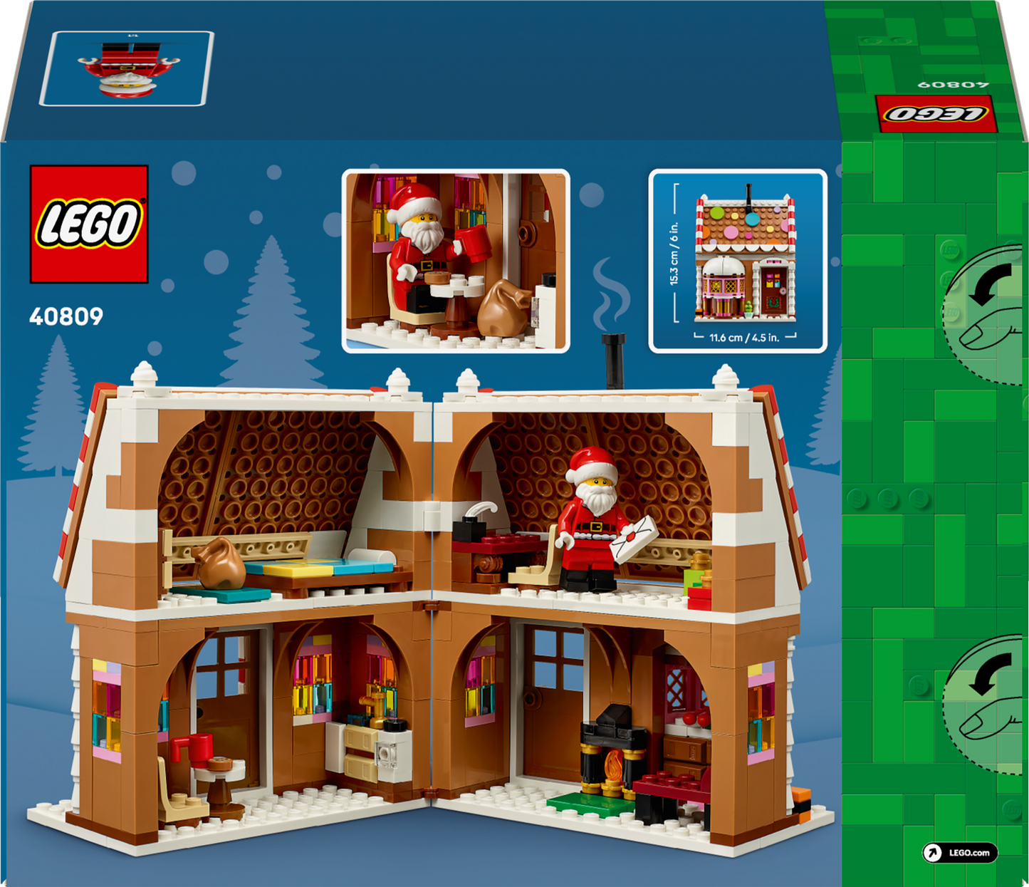 PRE-ORDER - LEGO Iconic: Festive Gingerbread House (40809)