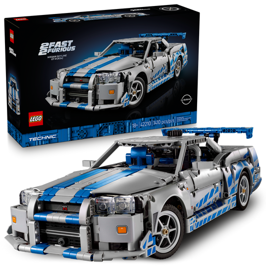 LEGO Technic | 2 Fast 2 Furious | Nissan Skyline GT-R (R34) Car (42210)