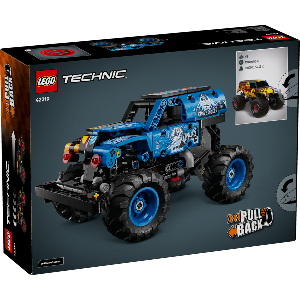 LEGO Technic Monster Jam Grave Digger Fire and Ice (42219)