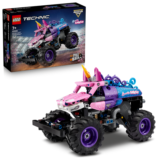 LEGO Technic Monster Jam Sparkle Smash Pull-Back Toy (42220)
