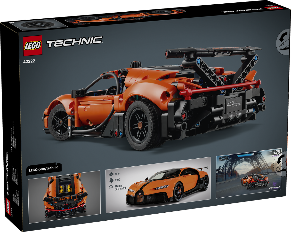 LEGO Technic Bugatti Chiron Pur Sport Hypercar (42222)