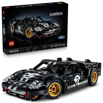 LEGO Technic 1966 Ford GT40 MKII Race Car for Adults (42223)