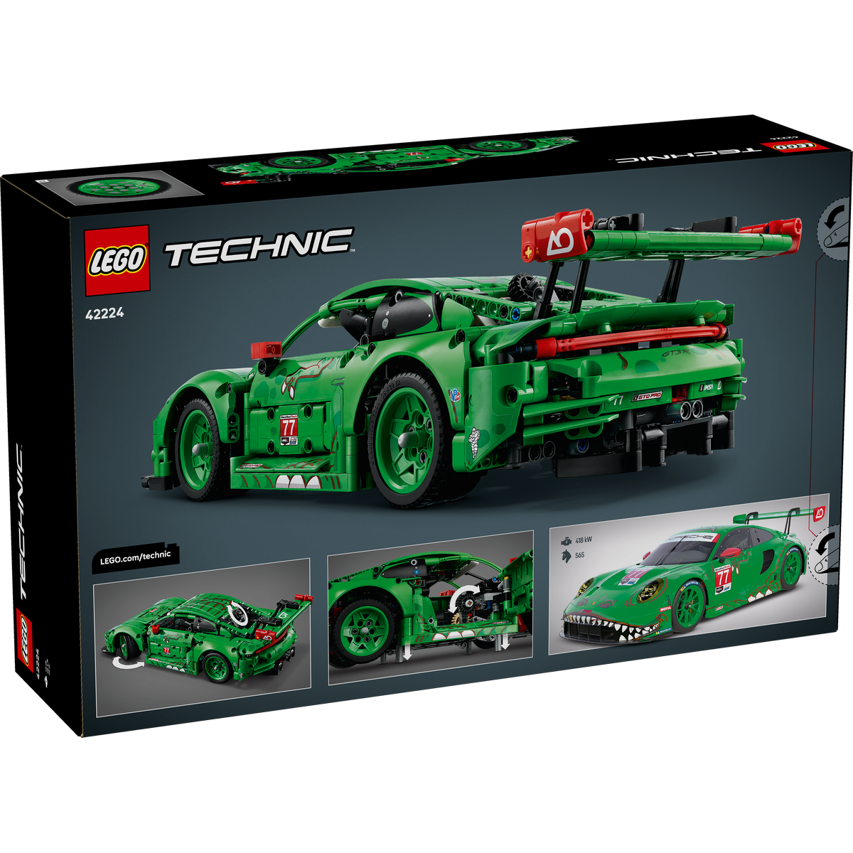 LEGO Technic Porsche 911 GT3 R REXY AO Racing Car (42224)