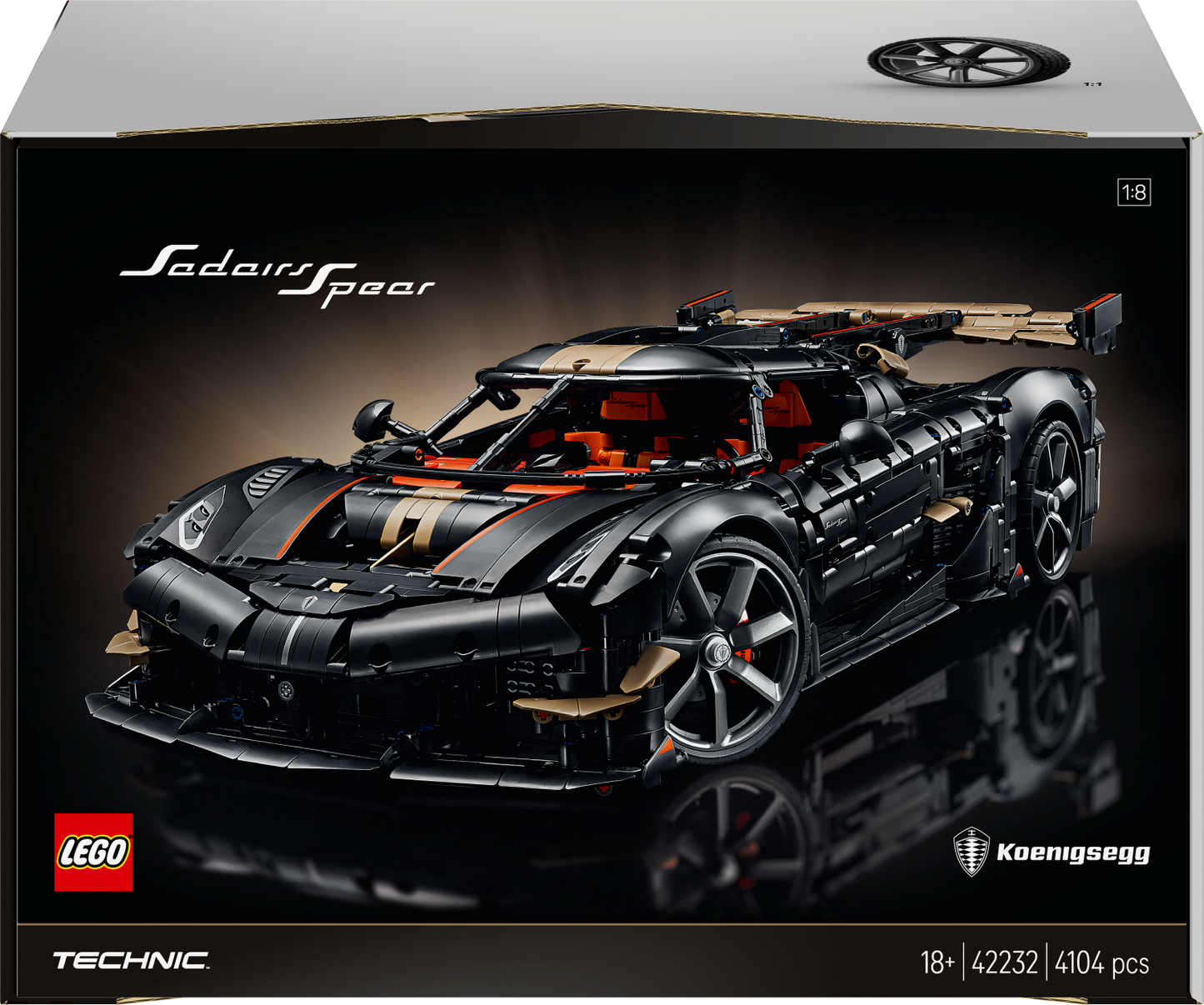 PRE-ORDER - LEGO Technic: Koenigsegg Sadair's Spear Megacar (42232)