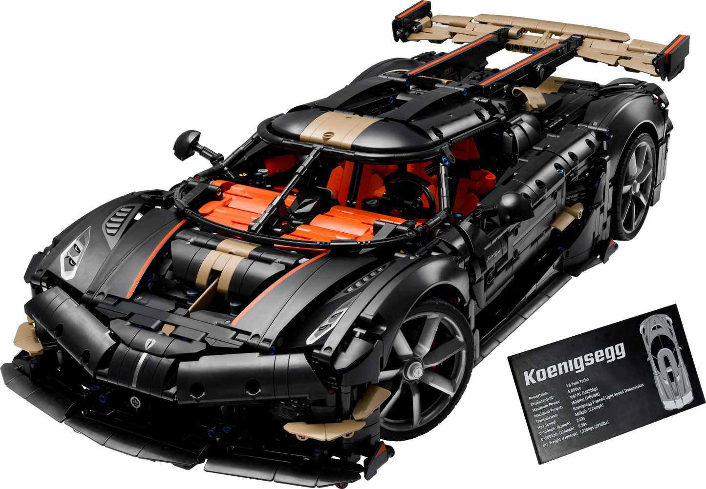 PRE-ORDER - LEGO Technic: Koenigsegg Sadair's Spear Megacar (42232)