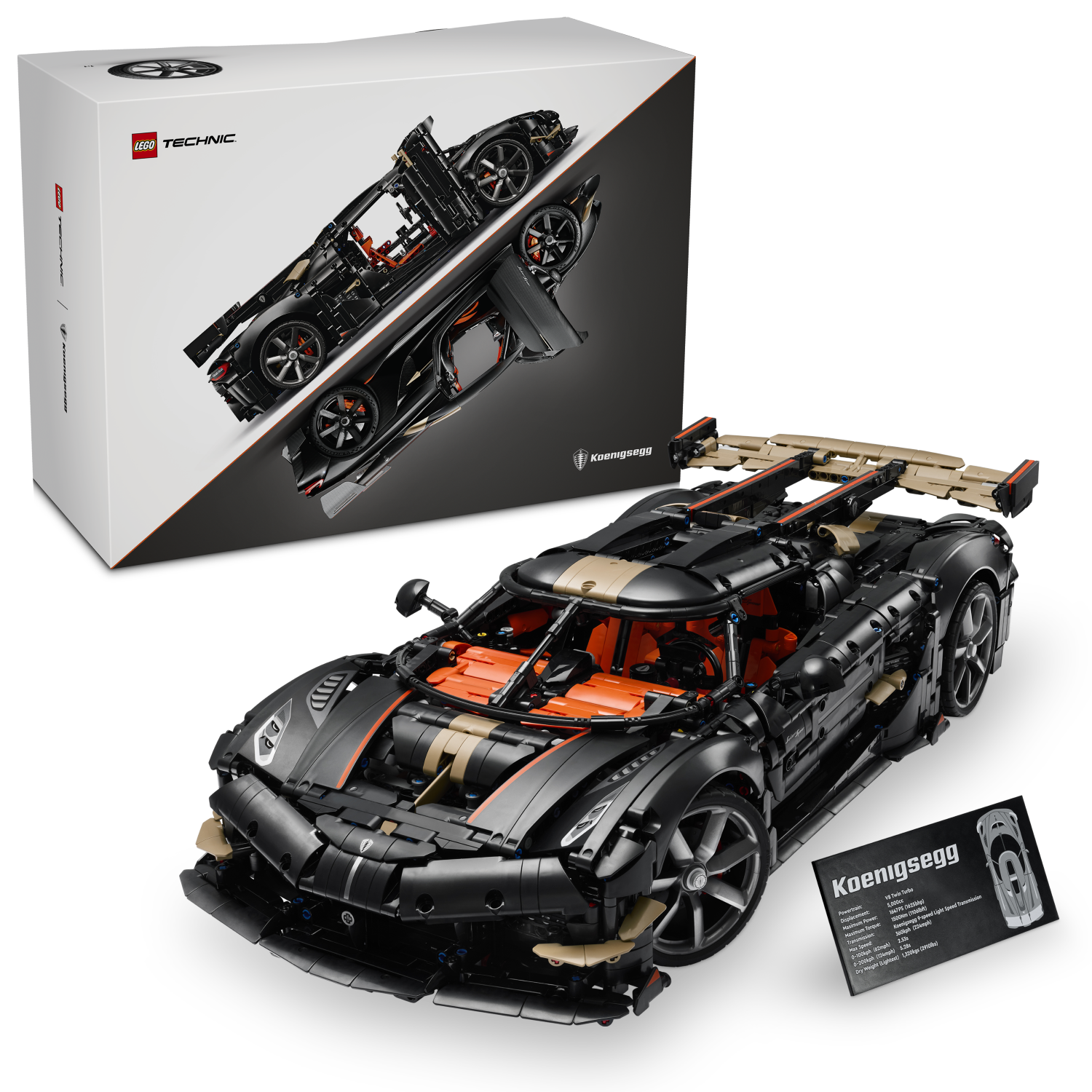 LEGO Technic: Koenigsegg Sadair's Spear Megacar (42232)