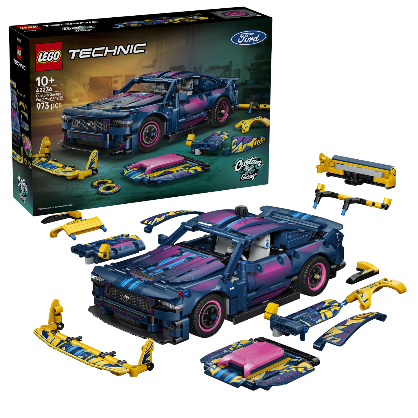 LEGO Technic: Custom Garage Ford Mustang GT Car (42236)