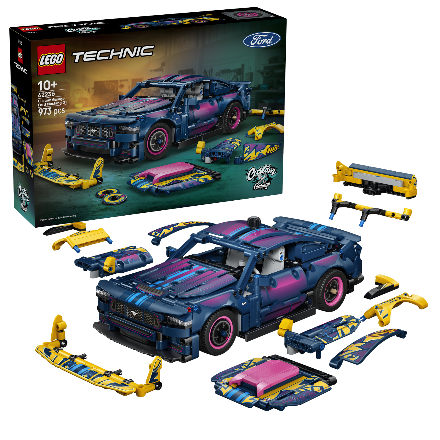 LEGO Technic: Custom Garage Ford Mustang GT Car (42236)