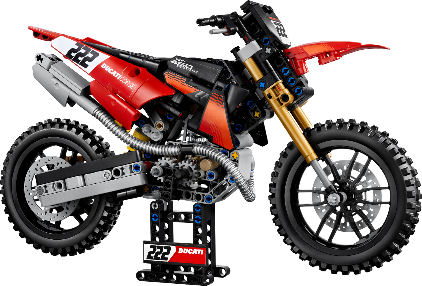 PRE-ORDER - LEGO Technic: Ducati Desmo450 MX Factory Motorcycle (42238)