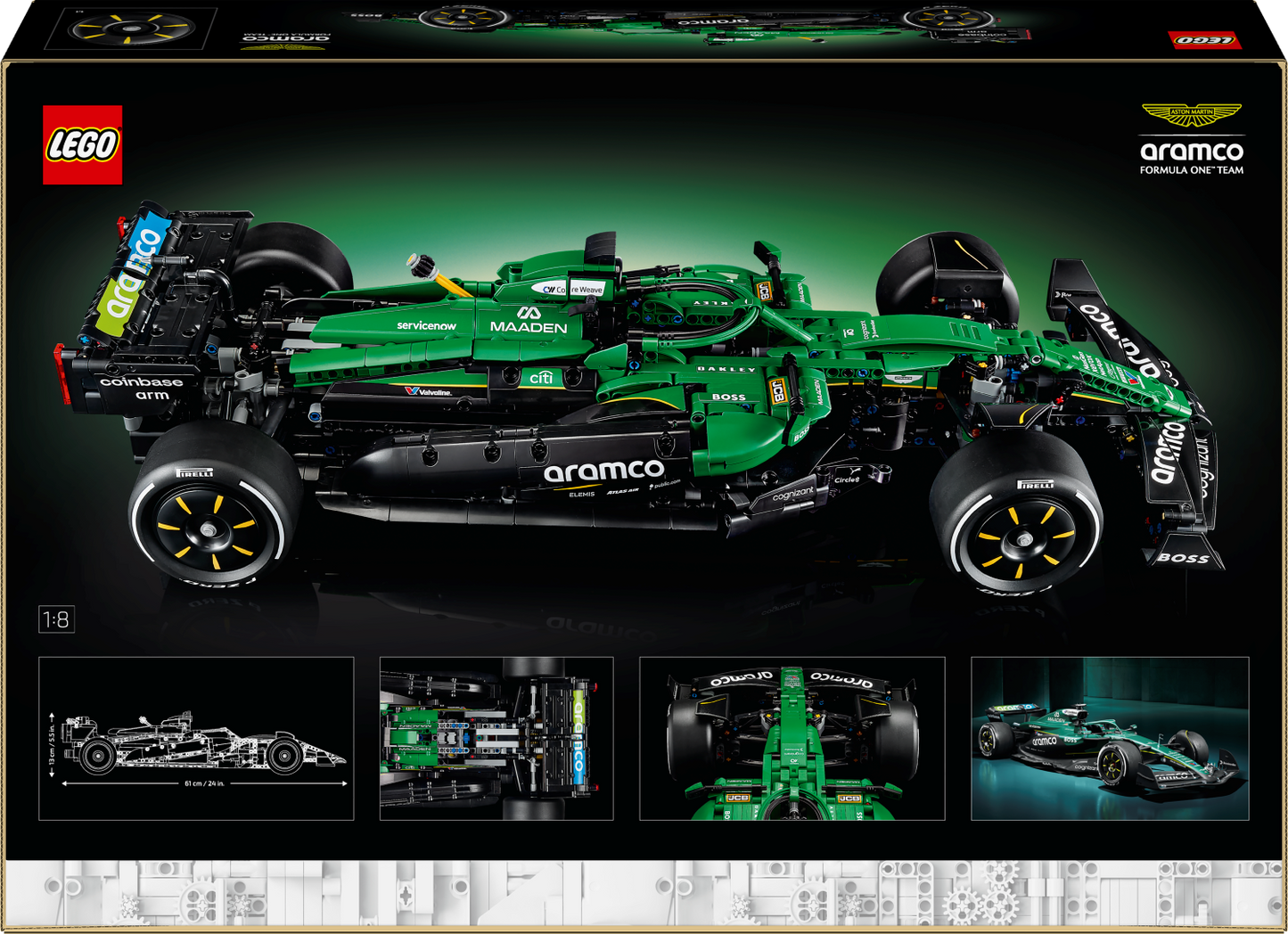 LEGO Technic: Aston Martin Aramco AMR25 F1® Car (42240)