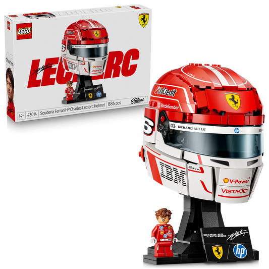 LEGO Editions | Scuderia Ferrari HP Charles Leclerc Helmet (43014)