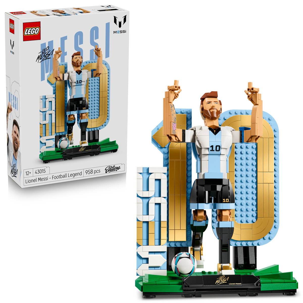 LEGO Editions Lionel Messi – Football Legend Set (43015)