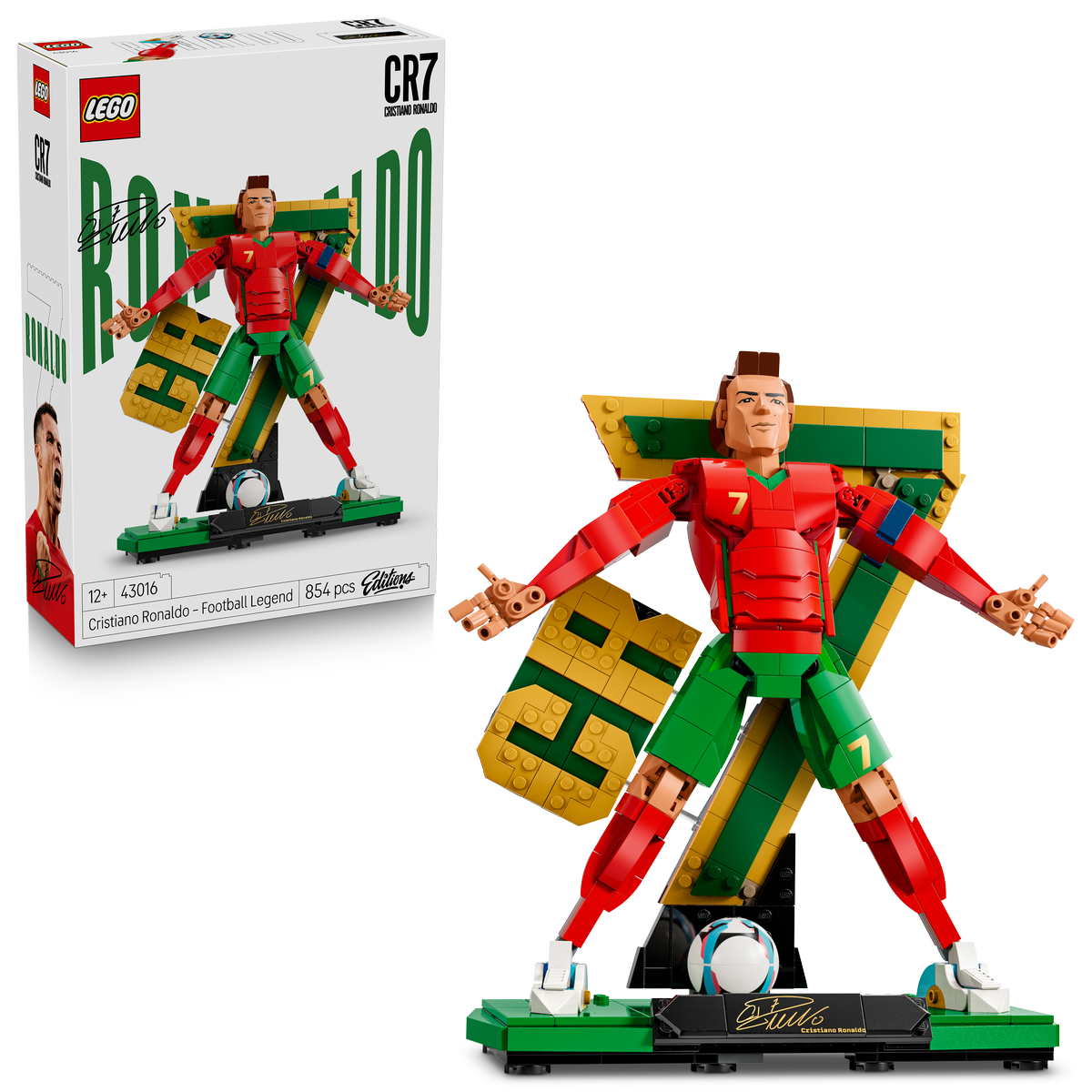 LEGO Editions Cristiano Ronaldo – Football Legend Set (43016)