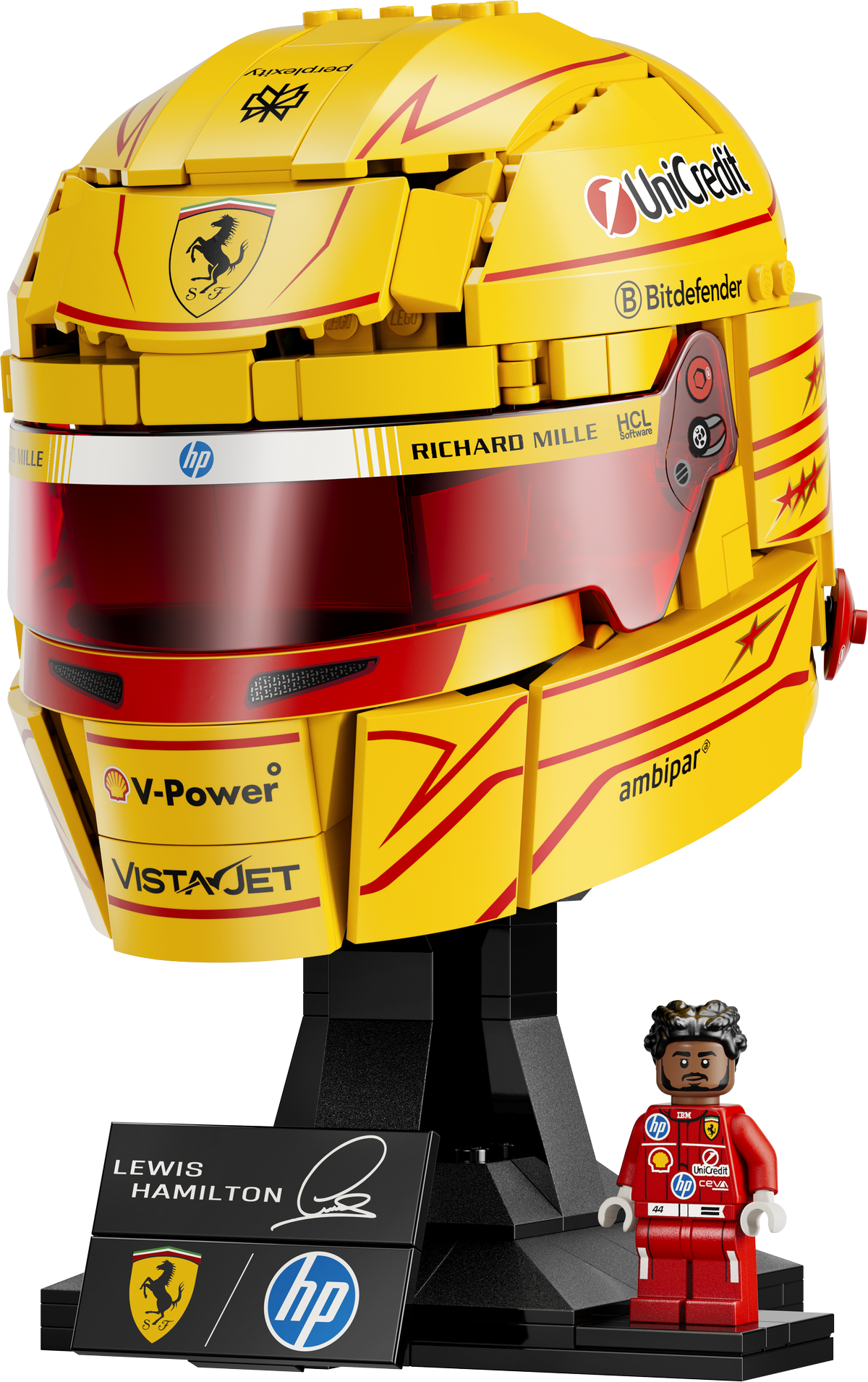 LEGO Editions | Scuderia Ferrari HP Lewis Hamilton Helmet (43022)