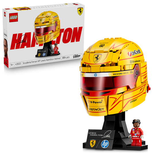 LEGO Editions | Scuderia Ferrari HP Lewis Hamilton Helmet (43022)