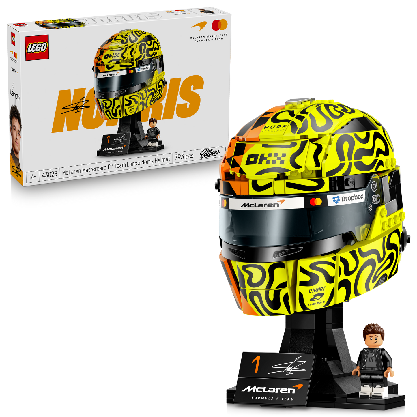 LEGO Editions: McLaren Mastercard F1® Team Lando Norris Helmet (43023)