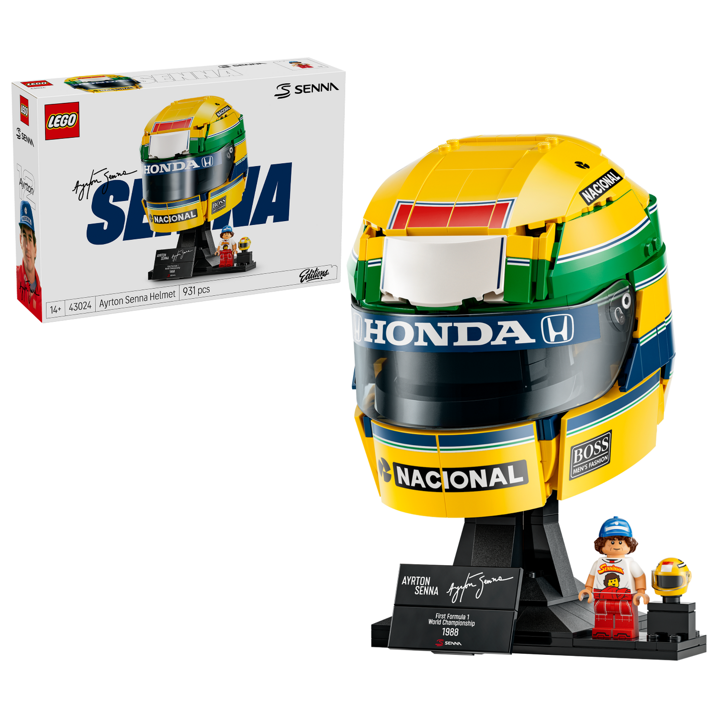 LEGO Editions Formula 1: Ayrton Senna Helmet (43024)
