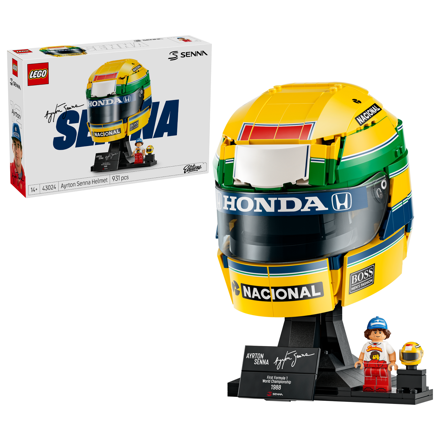 LEGO Editions Formula 1: Ayrton Senna Helmet (43024)
