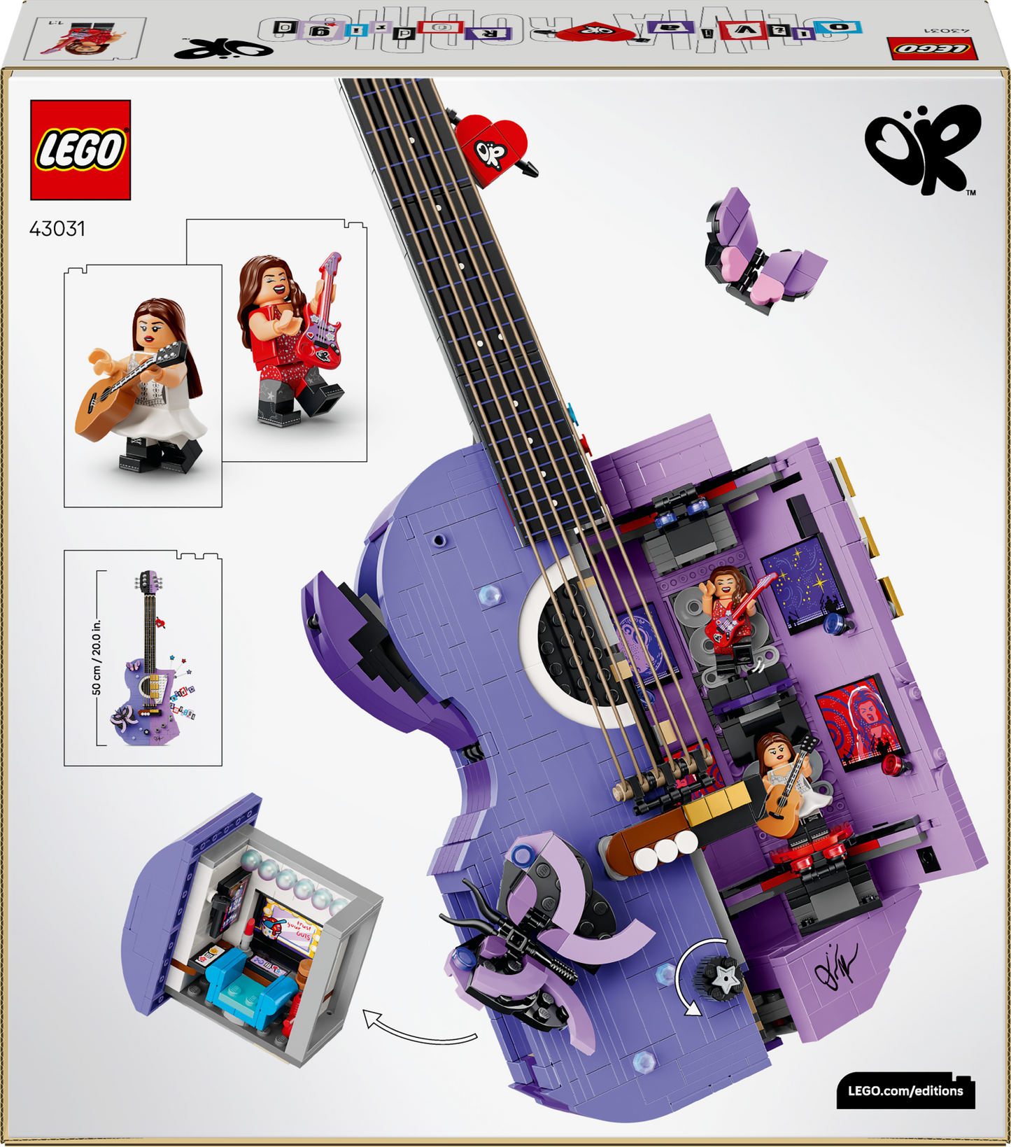 PRE-ORDER - LEGO Olivia Rodrigo: Olivia Rodrigo's Dual Guitar (43031)