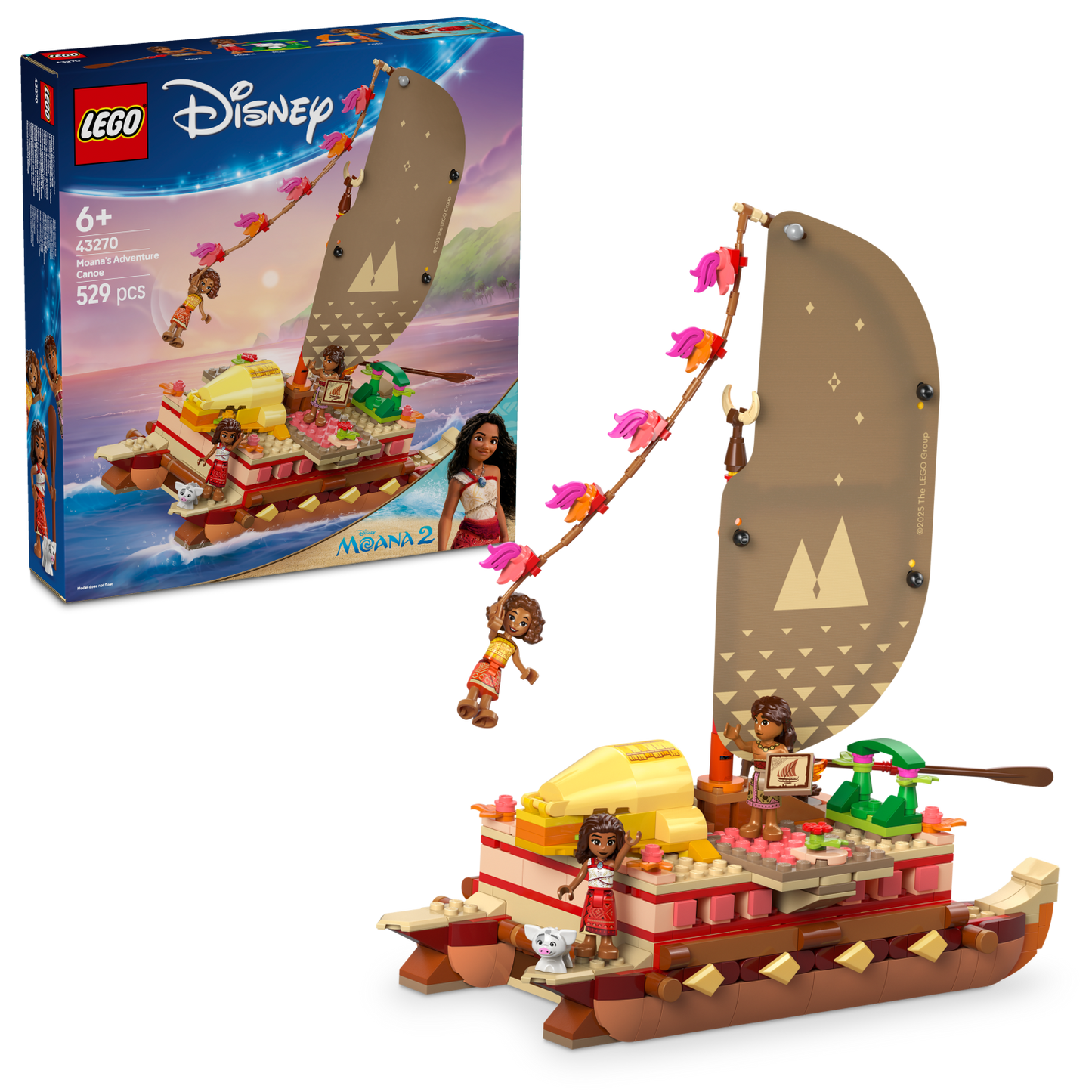 LEGO Disney: Moana's Adventure Canoe (43270)