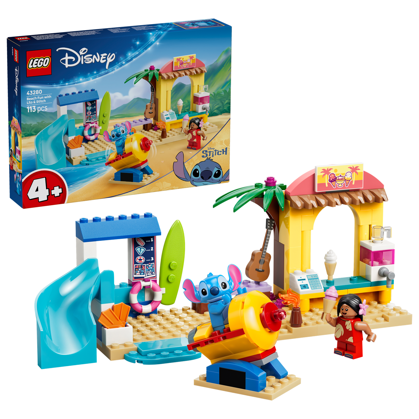 Lego Disney: Stitch - Beach Fun with Lilo & Stitch (43280)