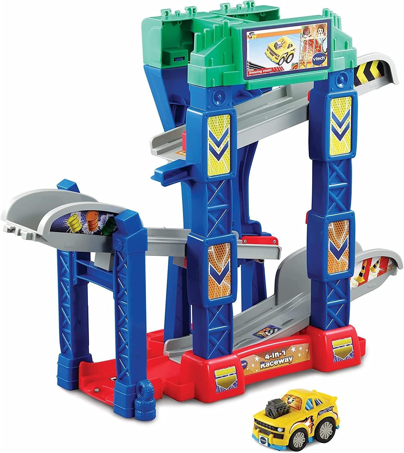 VTech Toot Drivers 4-in-1 Raceway, Toy Car Racing Track