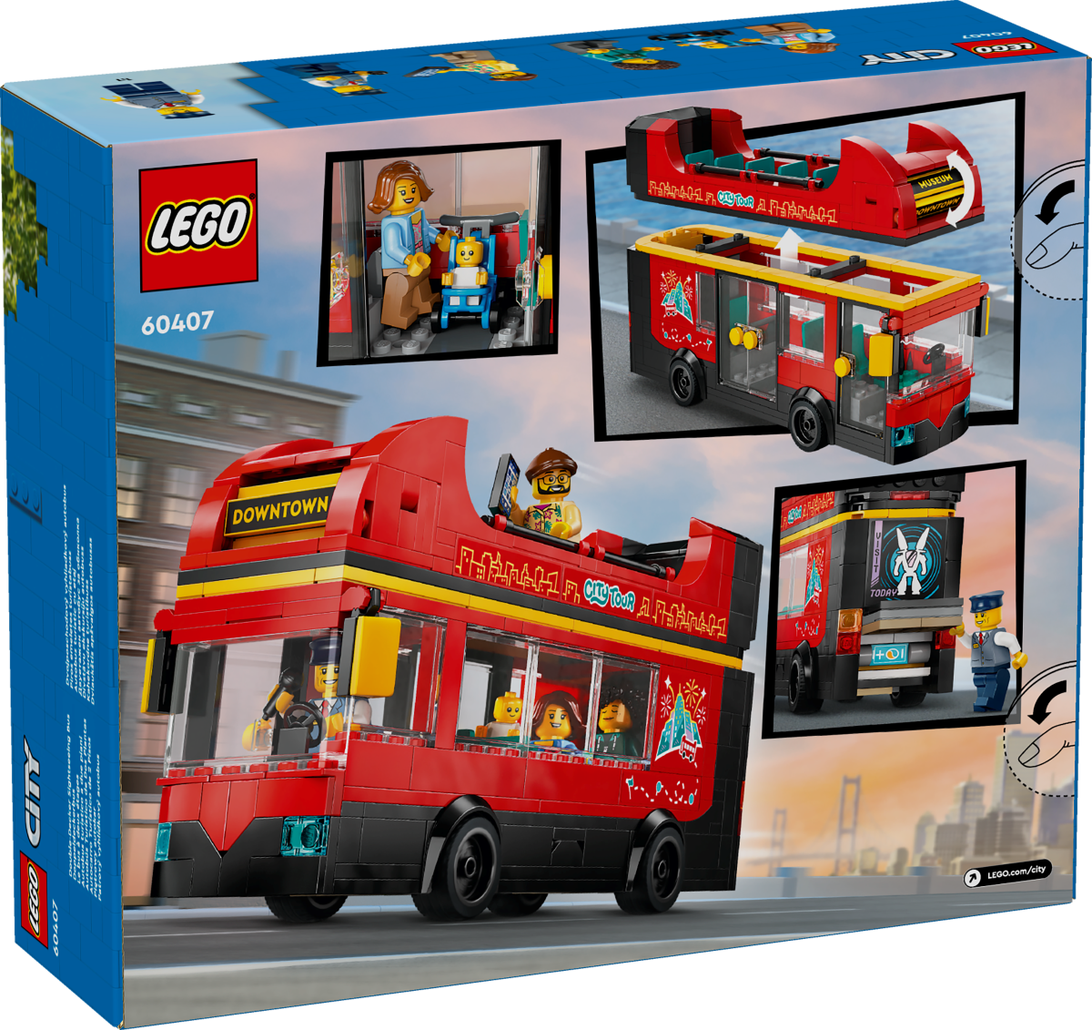 LEGO City: Red Double-Decker Sightseeing Bus (60407)