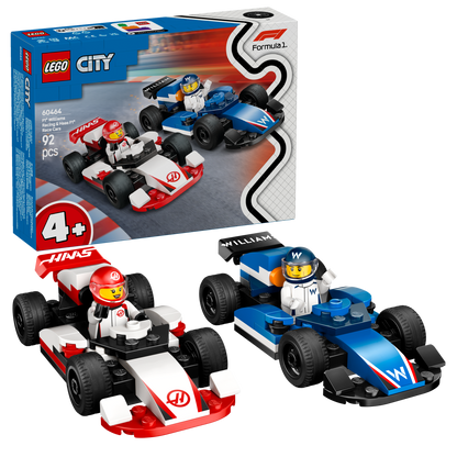 LEGO F1 Williams Racing & Haas F1 Race Cars 60464 