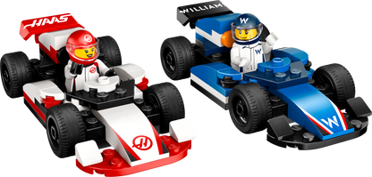 LEGO F1 Williams Racing & Haas F1 Race Cars 60464 
