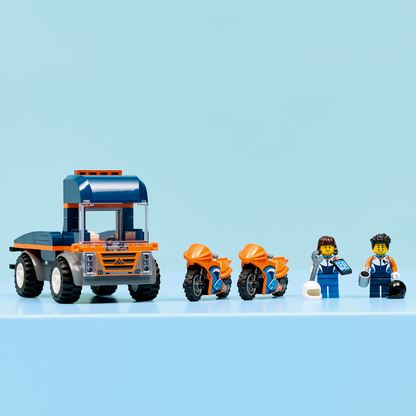 LEGO City: Motorcycle Transporter (60491)