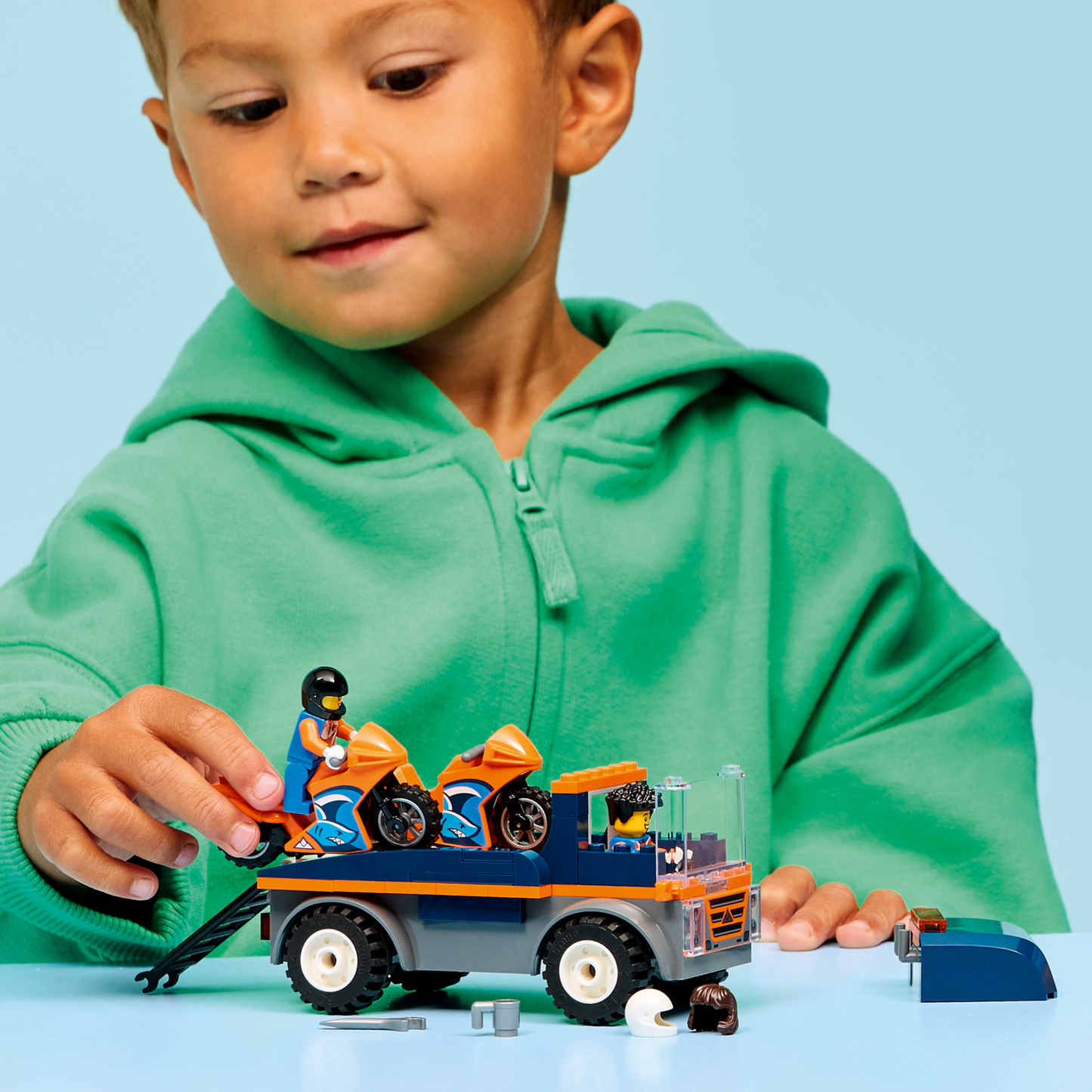 LEGO City: Motorcycle Transporter (60491)