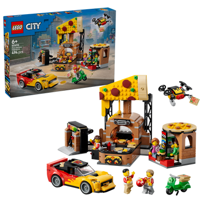 LEGO City: Pizza Delivery Experience with Vehicles (60496)