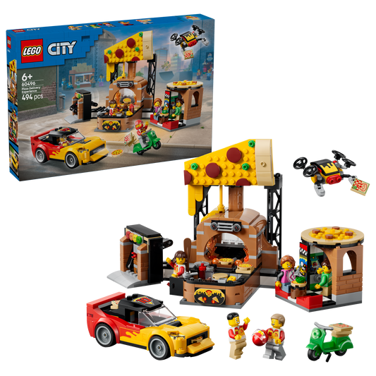LEGO City: Pizza Delivery Experience with Vehicles (60496)