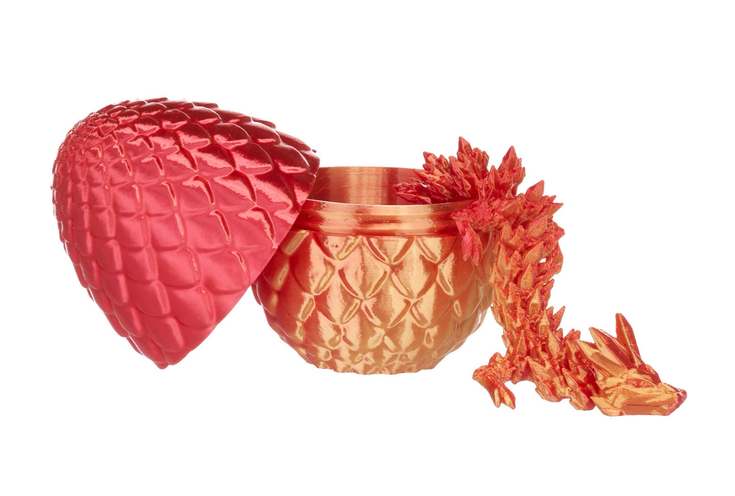 3D Printed Dragon In Egg - 1 Egg