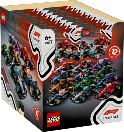 LEGO (71049) Formula 1: F1® Collectible Race Cars (Sealed Box Of 36)